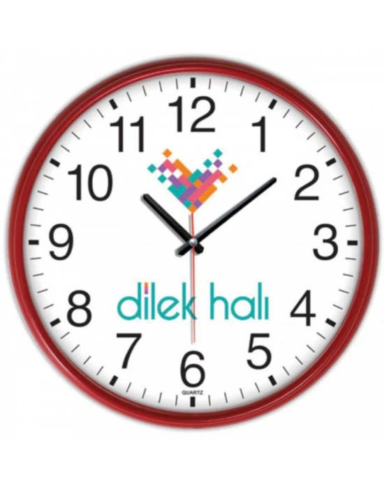 39 CM AZBER PLASTİK DUVAR SAATİ