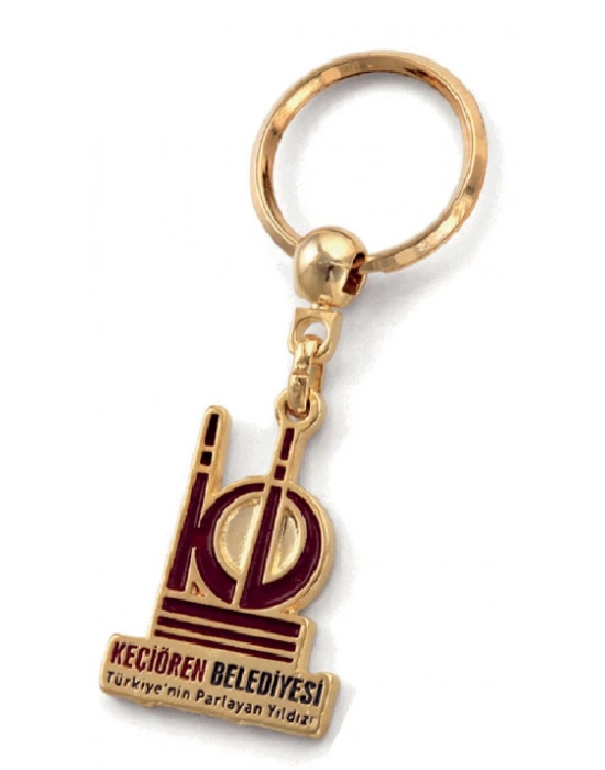 3D RENKLİ ALTIN DÖKÜM ANAHTARLIK