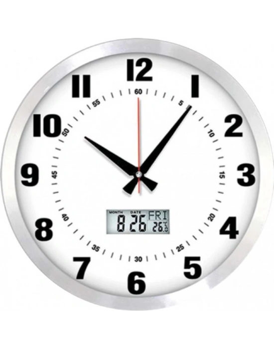 40 CM BÜSKO METAL DUVAR SAATİ