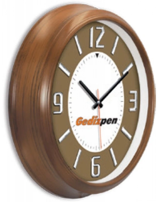 40 CM DURAL PLASTİK DUVAR SAATİ