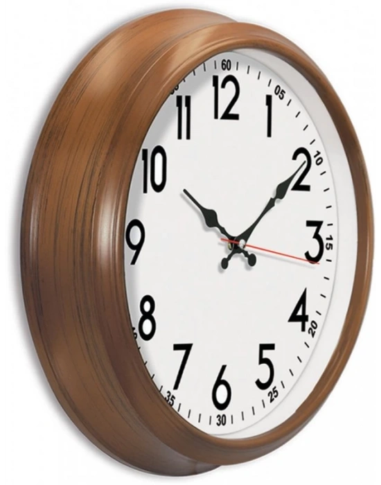 40 CM DURAL PLASTİK DUVAR SAATİ