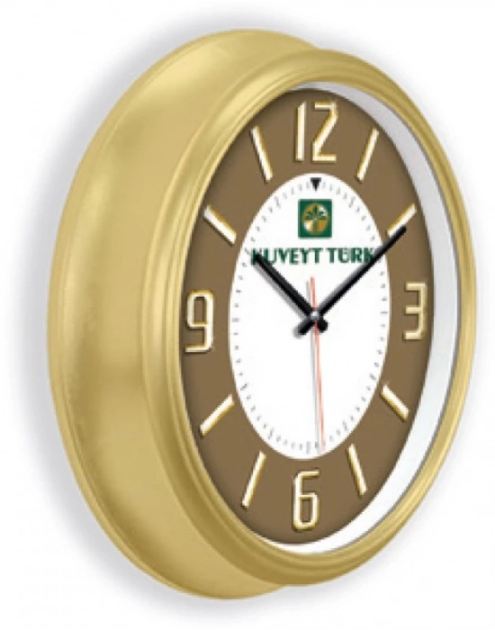 40 CM DURAL PLASTİK DUVAR SAATİ
