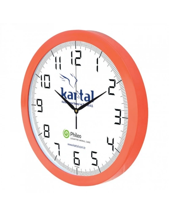 40 CM GUBİ PLASTİK DUVAR SAATİ