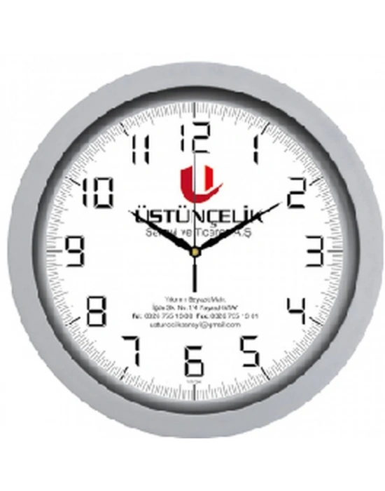 40 CM GUBİ PLASTİK DUVAR SAATİ