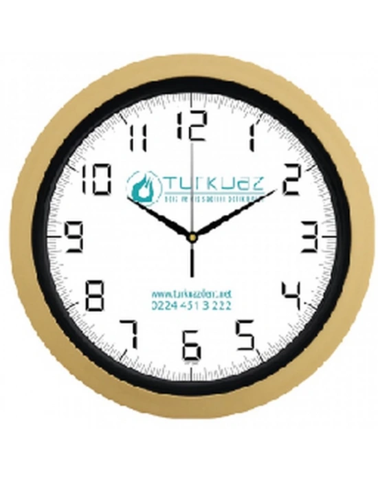 40 CM GUBİ PLASTİK DUVAR SAATİ
