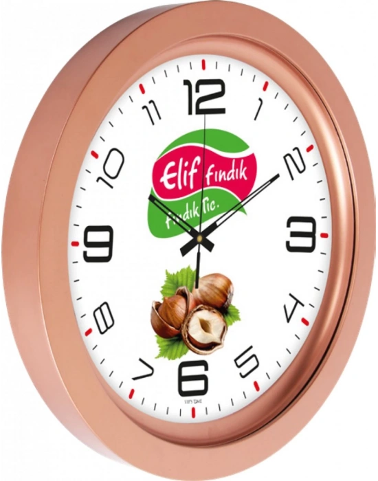 40 CM OVON METALİZE DUVAR SAATİ