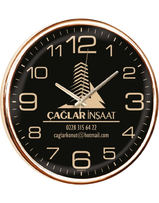 40 CM VENOM METALİZE DUVAR SAATİ