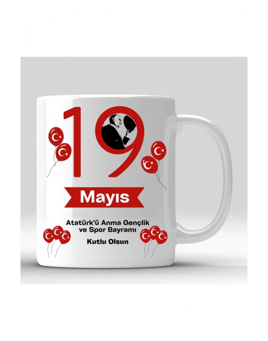 Mug Kupa- 19 Mayıs a Özel Baskılı Kupa (6 Farklı Mode)