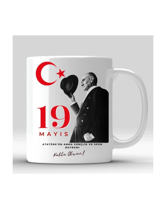 Mug Kupa- 19 Mayıs a Özel Baskılı Kupa (6 Farklı Mode)