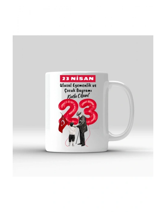 23 Nisan Temalı Seramik Kupa Bardak