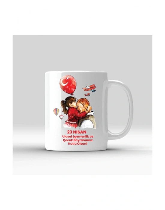 23 Nisan Temalı Seramik Kupa Bardak