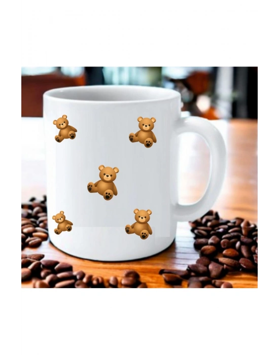Ayıcık Teddy Bear Baskılı Kupa Bardak Seramik Kahve Mug
