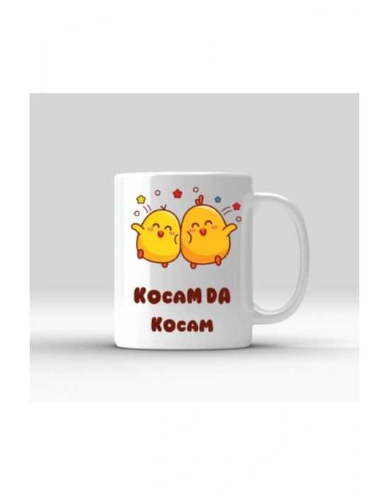 Kocam da Kocam -Karım da Karım Temalı Özel Baskılı Kupa Bardak