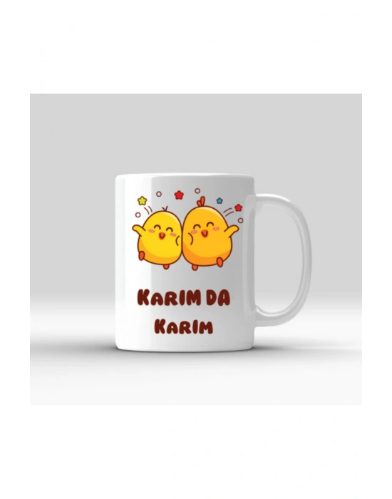 Kocam da Kocam -Karım da Karım Temalı Özel Baskılı Kupa Bardak