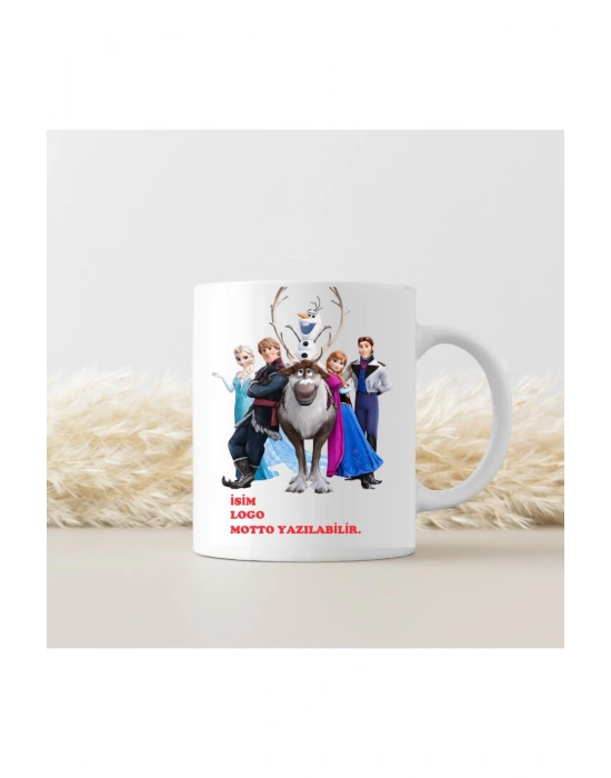 Elsa Temalı  Özel Baskılı Kupa Bardak