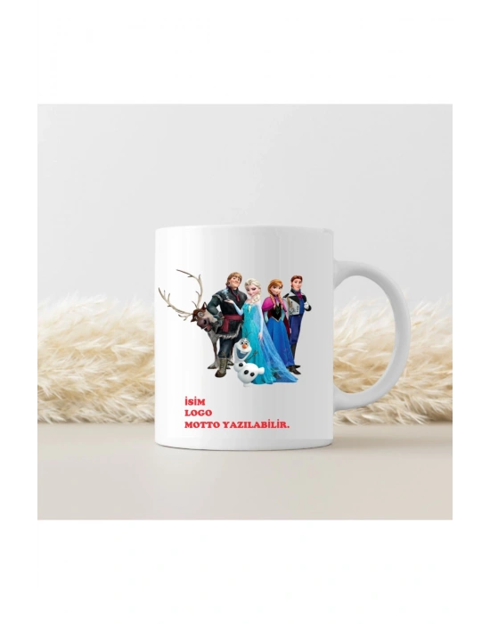 Elsa Temalı  Özel Baskılı Kupa Bardak