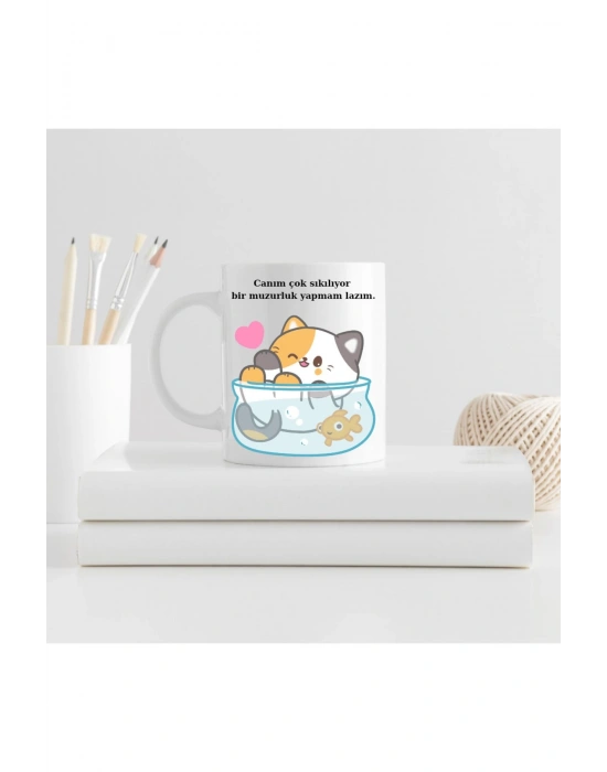 Baskılı Kupa Bardak Canım Sıkılıyor