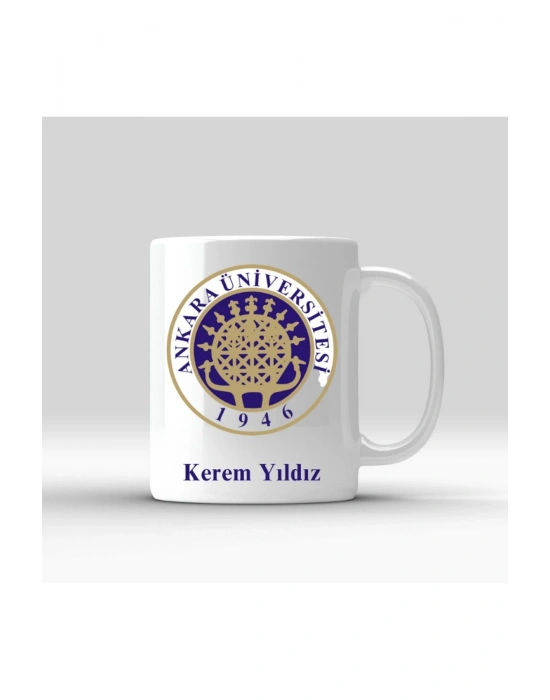 Üniversite Logolu Kişiye Özel Kupa  Bardak