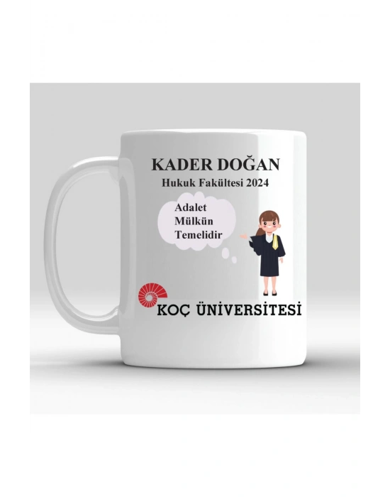 Üniversite Logolu Kişiye Özel Kupa  Bardak