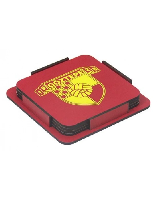 AHŞAP KARE BARDAK ALTI SETİ