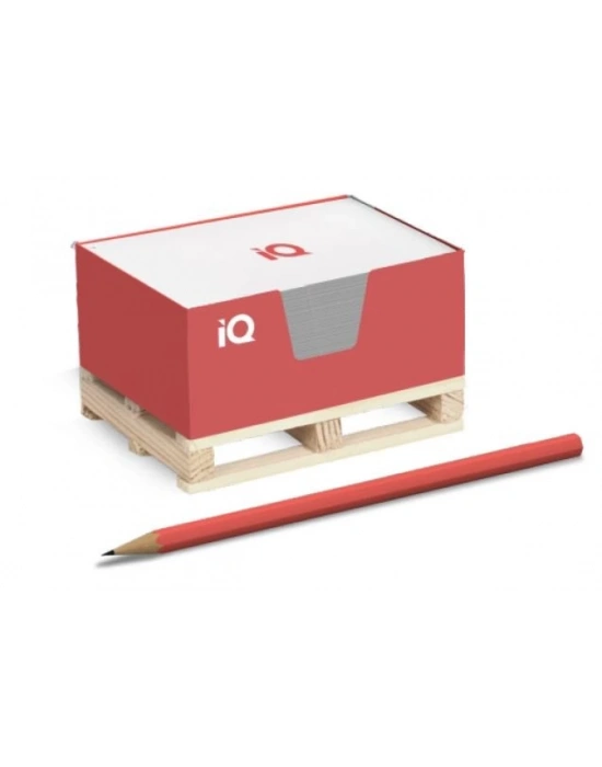 AHŞAP PALETLİ KUTULU KÜP BLOKNOT