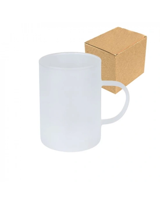 Toptan Logo Baskılı Buzlu Mavi Çay Fincanı - Kutulu Sarı