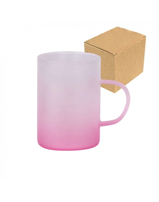 Toptan Logo Baskılı Buzlu Mavi Çay Fincanı - Kutulu Sarı