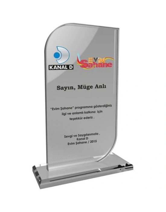 AYLİ KRİSTAL PLAKET