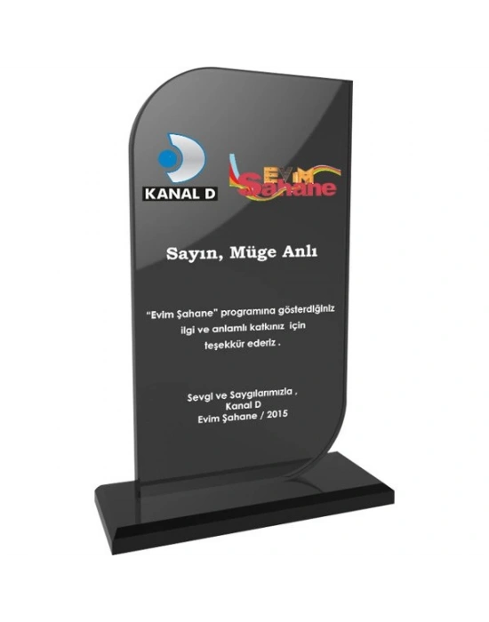 AYLİ KRİSTAL PLAKET