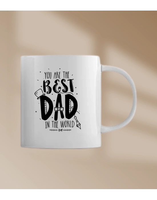 Babalar Günü 1 Numaralı Baba Baskılı Kupa Bardak