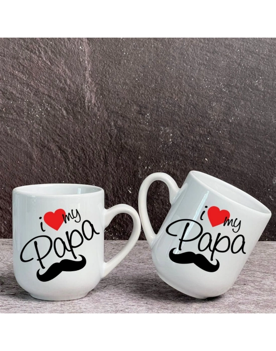 Babalar Günü 1 Numaralı Baba Baskılı Kupa Bardak