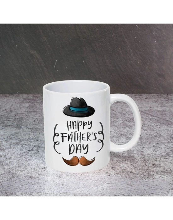 Babalar Günü 1 Numaralı Baba Baskılı Kupa Bardak