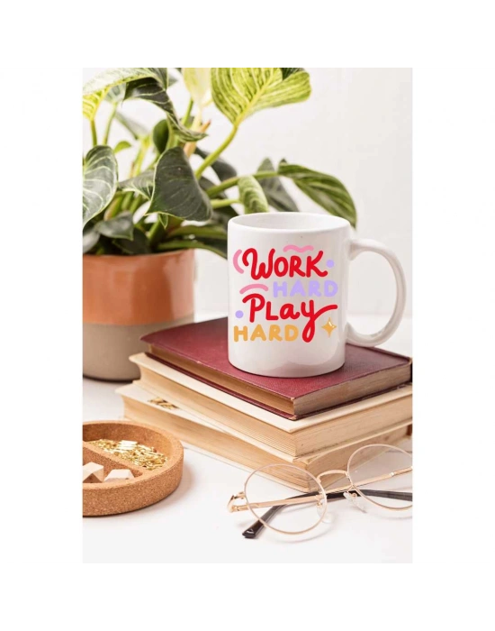 Baskılı Kupa Bardak -  Workhappy Temalı