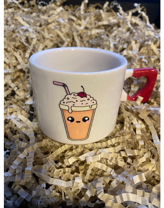 Beni Kahvemle Başbaşa Bırakın Yazılı Kupa Fincan