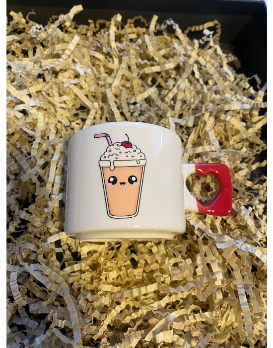 Beni Kahvemle Başbaşa Bırakın Yazılı Kupa Fincan