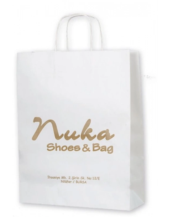 BEYAZ KRAFT KARTON ÇANTA