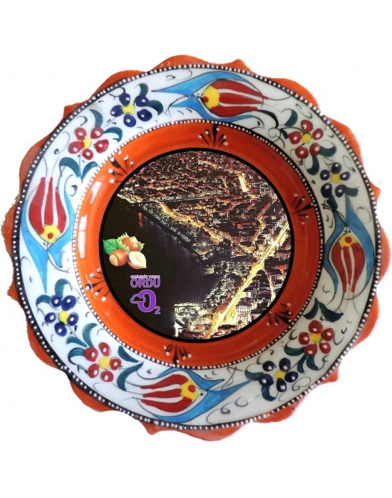 Çini  18cm RESİMLİ ÇİNİ TABAK