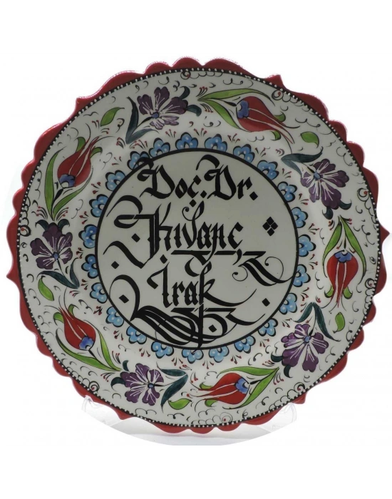Doktora Hediye Kaligrafi Tabağı