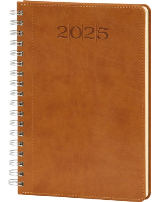 EFES SPİRALLİ TERMO DERİ AJANDA