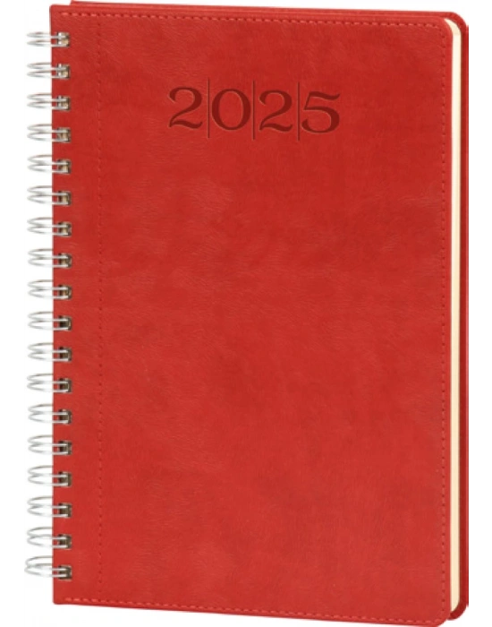 EFES SPİRALLİ TERMO DERİ AJANDA