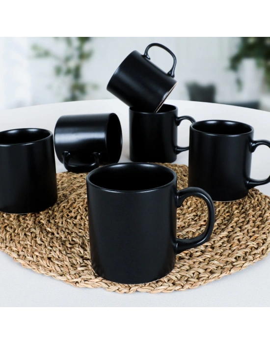 Firmalara Özel Logo Baskılı Toptan Siyah Kupa Bardak