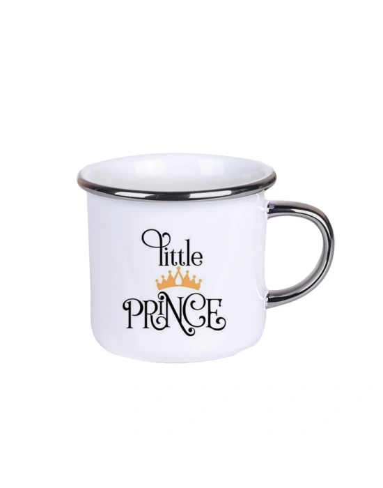 Firmanıza Özel Baskılı Gümüş Yaldızlı Porselen Kupa Bardak