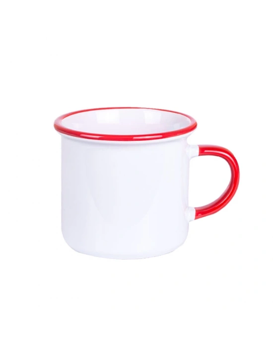 Firmanıza Özel Baskılı Kırmızı Porselen Kupa Bardak