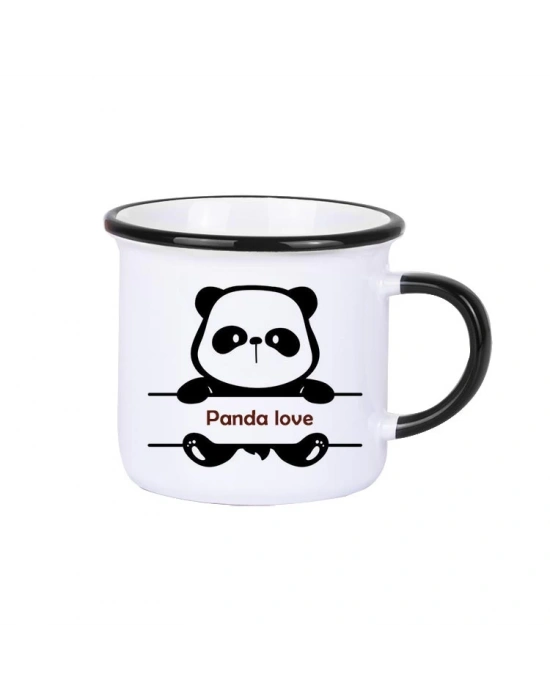 Firmanıza Özel Baskılı Siyah Porselen Kupa Bardak