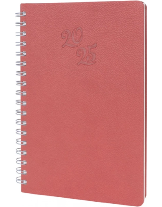 FOÇA SPİRALLİ TERMO DERİ AJANDA