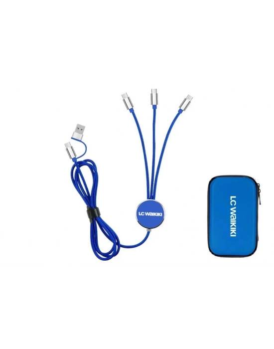 KABEL IŞIKLI POWERBANK KABLOSU TYPE-C GİRİŞ-ÇIKIŞLI