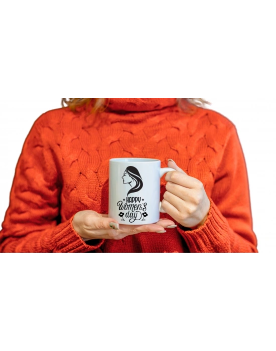 Kadınlar Gününe Özel Baskılı Kupa Bardak