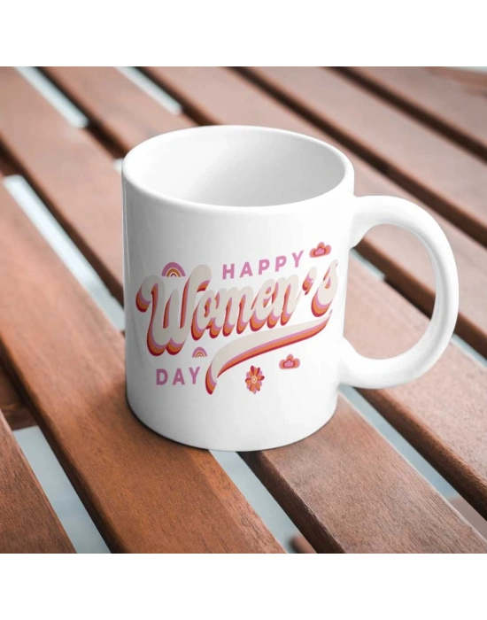 Kadınlar Gününe Özel Baskılı Kupa Bardak