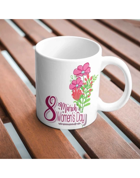 Kadınlar Gününe Özel Baskılı Kupa Bardak