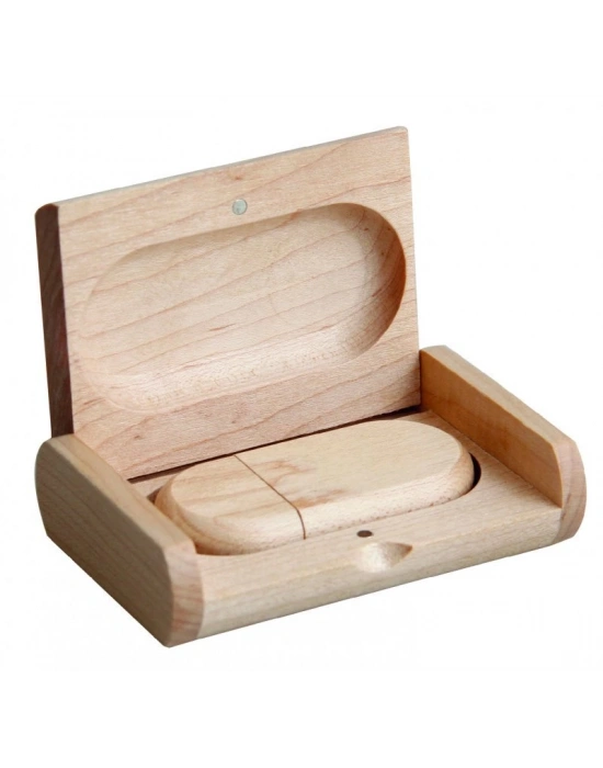 KAPAKLI AHŞAP USB KUTUSU